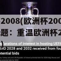 欧洲杯2008(欧洲杯2008的新标题：重温欧洲杯2008精彩历史)