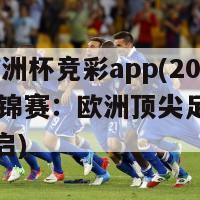 2024欧洲杯竞彩app(2024年欧锦赛：欧洲顶尖足球大战即将开启)