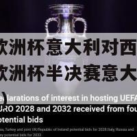 2024欧洲杯意大利对西班牙(2024欧洲杯半决赛意大利迎战西班牙)